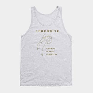 Aphrodite: Goddess Of Love And Beauty Tank Top